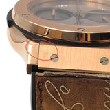 ウブロ HUBLOT クラシックフュージョン ベルルッティスクリットキングゴールド 521.O.X.500.VR.BER17 ブラウン K18ピンクゴールド 自動巻き メンズ 腕時計