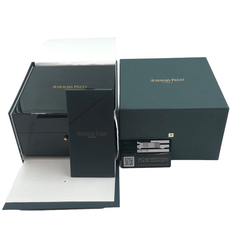 オーデマ・ピゲ AUDEMARS PIGUET CODE 11.59 バイ オーデマ ピゲ クロノグラフ 26393OR.OOA321CR.01 ディープブルー  K18PG 自動巻き メンズ 腕時計