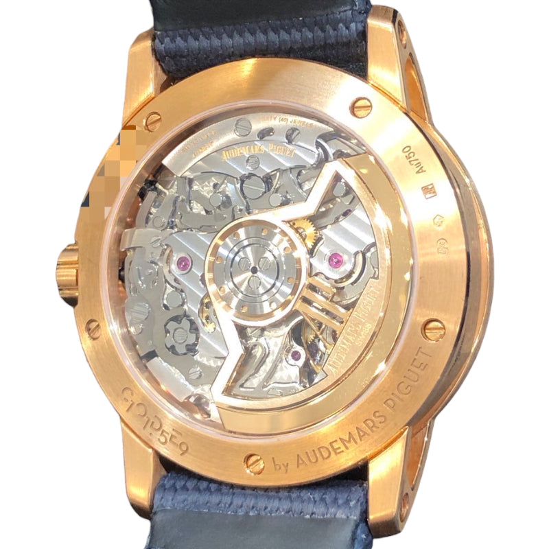 オーデマ・ピゲ AUDEMARS PIGUET CODE 11.59 バイ オーデマ ピゲ クロノグラフ 26393OR.OOA321CR.01 ディープブルー  K18PG 自動巻き メンズ 腕時計