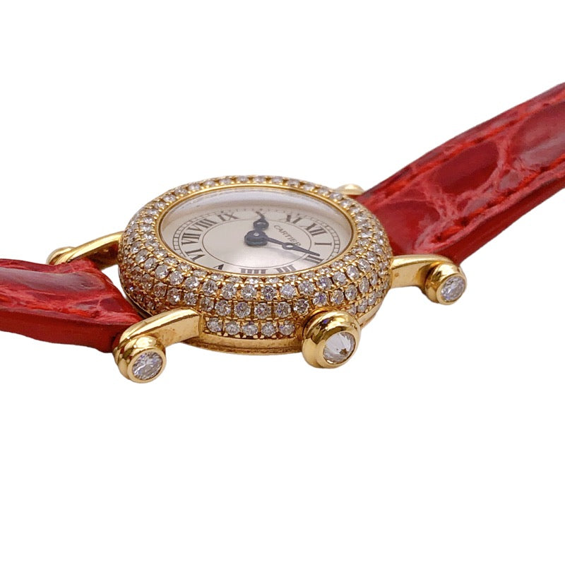 カルティエ Cartier ミニディアボロ WG101251 クオーツ レディース 腕時計