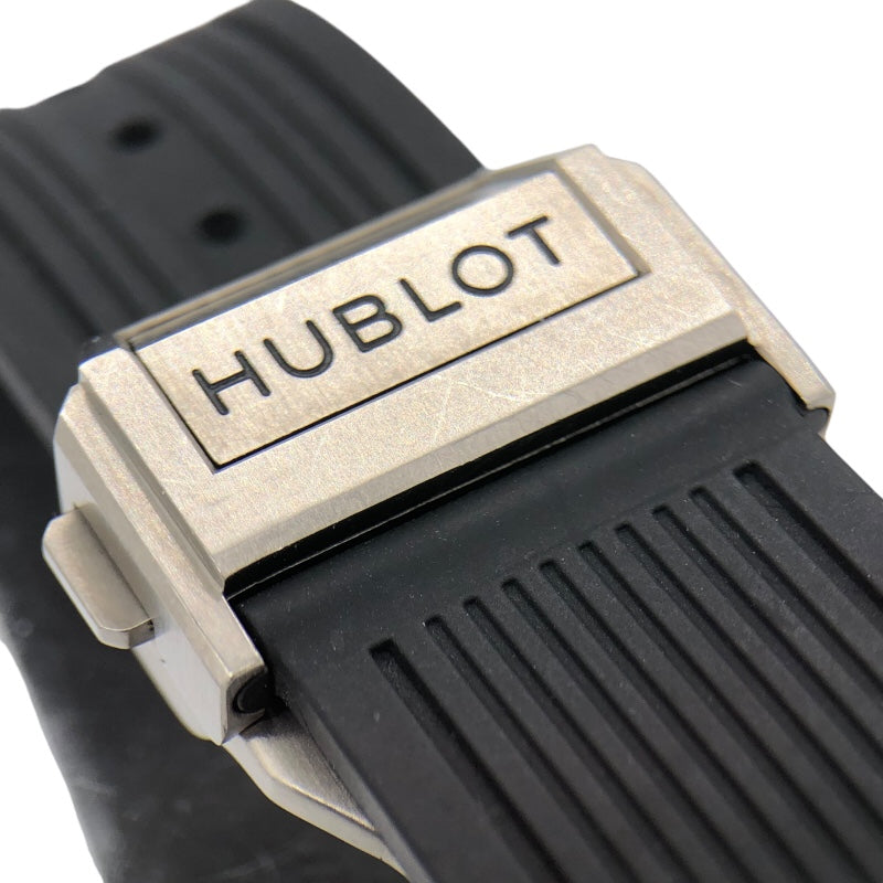 ウブロ HUBLOT ビッグバン ウニコ チタニウム ダイヤモンド 441.NX.1170.RX.1104 グレー チタン メンズ 腕時計