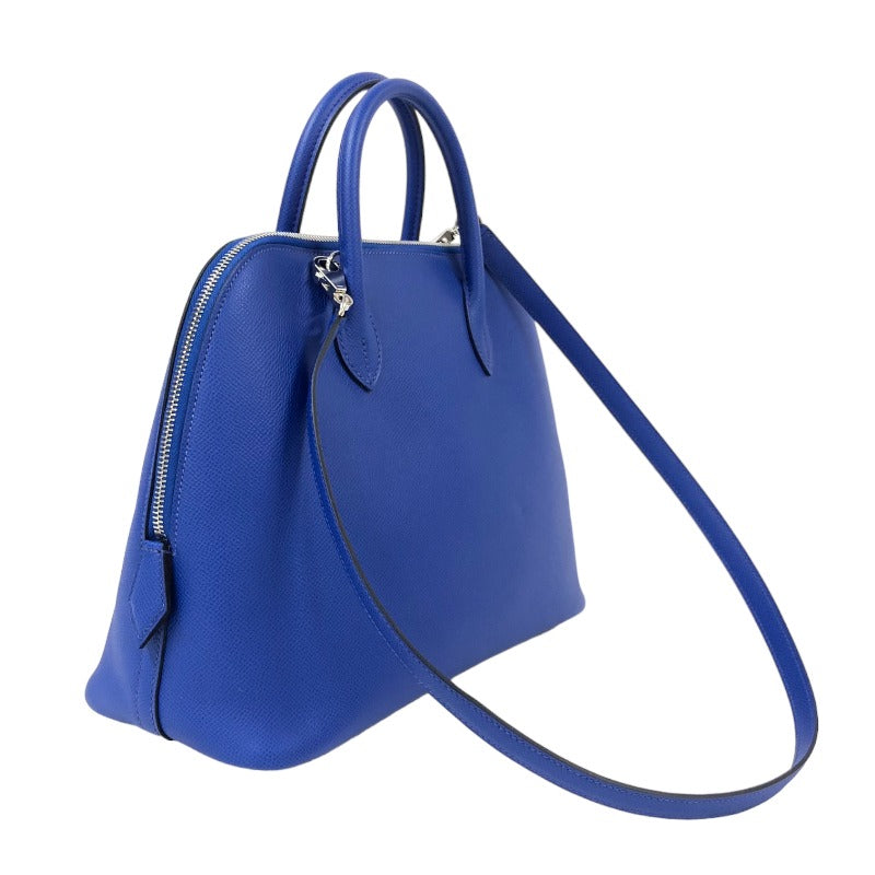 エルメス HERMES ボリード1923 30 U刻 ブルーフランス シルバー