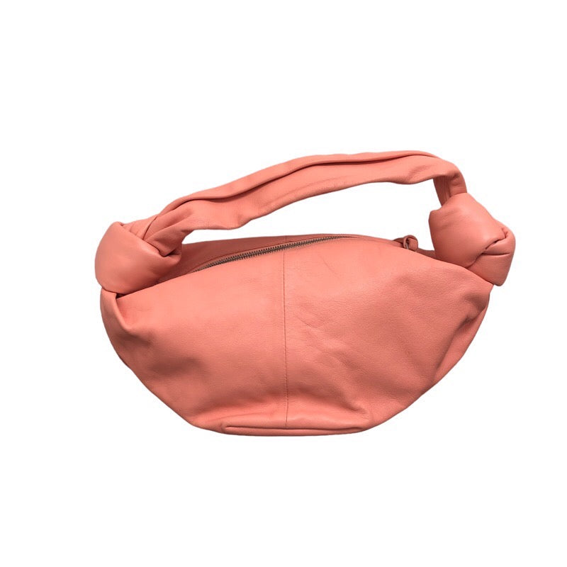 ボッテガ・ヴェネタ BOTTEGA VENETA ダブルノットハンドバッグ ピンク レザー レディース ハンドバッグ