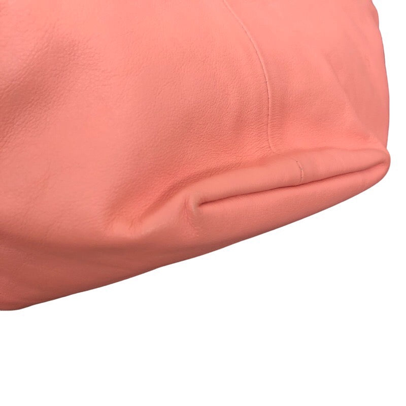 ボッテガ・ヴェネタ BOTTEGA VENETA ダブルノットハンドバッグ ピンク レザー レディース ハンドバッグ