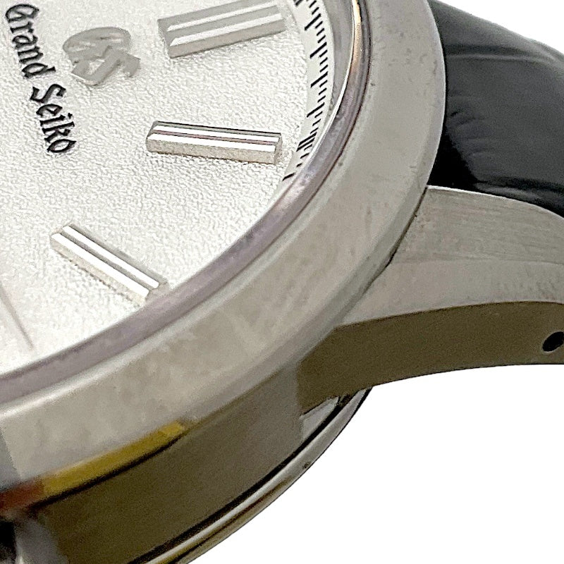セイコー SEIKO Grand Seiko 9Sメカニカル 初代グランドセイコー リミテッドコレクション2017 SBGR305 ホワイト  SS/純正尾錠・レザーストラップ 自動巻き メンズ 腕時計