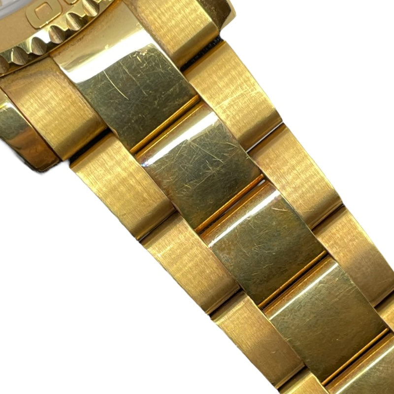 ロレックス ROLEX ヨットマスター ホワイトシェル P番 16628NGR ホワイトシェル K18YG 自動巻き メンズ 腕時計