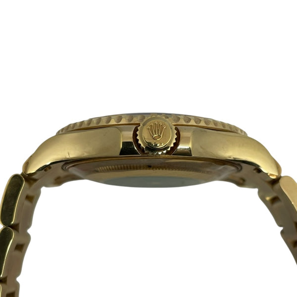 ロレックス ROLEX ヨットマスター ホワイトシェル P番 16628NGR ホワイトシェル K18YG 自動巻き メンズ 腕時計