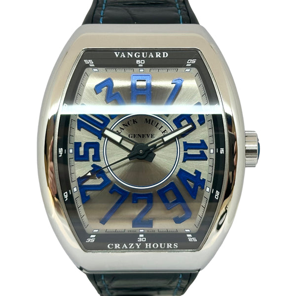 フランク・ミュラー FRANCK MULLER ヴァンガード クレイジーアワーズ V45CHACBL SS/レザーベルト 腕時計