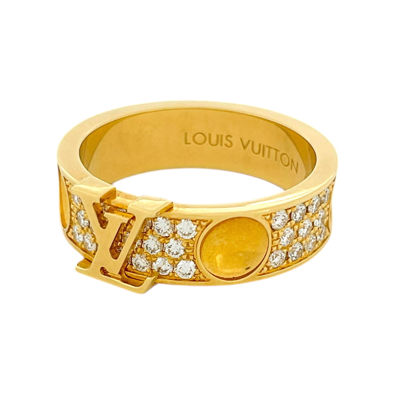 ルイ・ヴィトン LOUIS VUITTON リング アンプラント LV ダイヤモンド K18YG ダイヤモンド ジュエリー