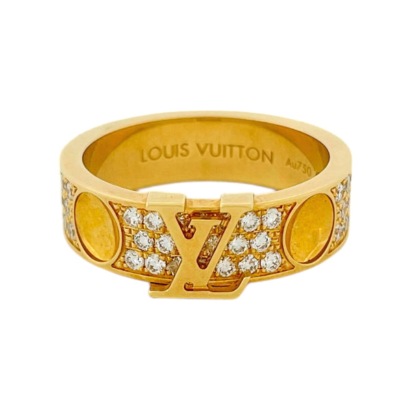 ルイ・ヴィトン LOUIS VUITTON リング アンプラント LV ダイヤモンド K18YG ダイヤモンド ジュエリー