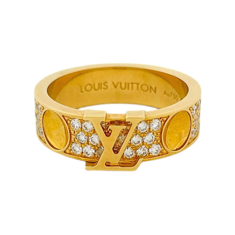 ルイ・ヴィトン LOUIS VUITTON リング アンプラント LV ダイヤモンド K18YG ダイヤモンド ジュエリー