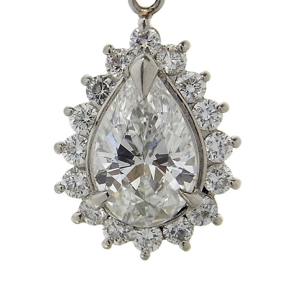 ダイヤモンド 1.030/0.352ct ペンダントトップ PT900 ダイヤモンド ジュエリー