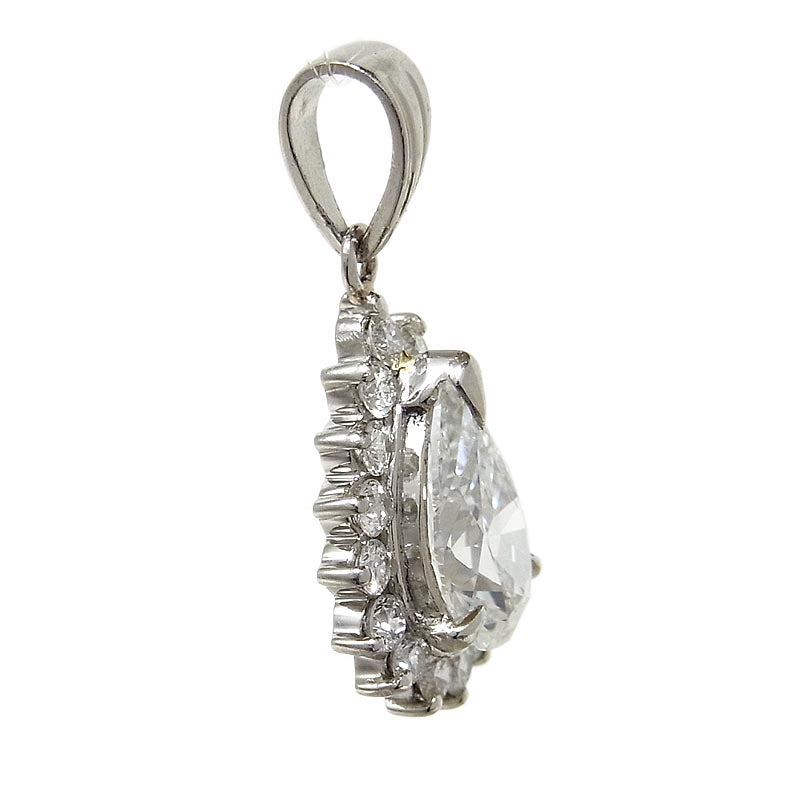 ダイヤモンド 1.030/0.352ct ペンダントトップ PT900 ダイヤモンド ジュエリー