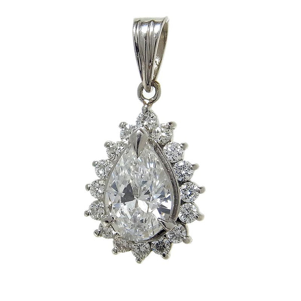 ダイヤモンド 1.030/0.352ct ペンダントトップ PT900 ダイヤモンド ジュエリー