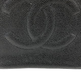 シャネル CHANEL ヴァニティショルダー A07061 5番台 ブラック ゴールド金具 キャビアスキン レディース ハンドバッグ