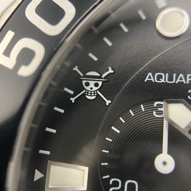 タグ・ホイヤー TAG HEUER アクアレーサー　クロノグラフ　ワンピースコラボレーションモデル CAN1012.BA0821 ステンレススチール クオーツ メンズ 腕時計