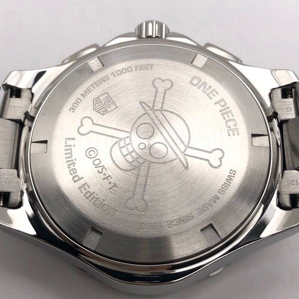 タグ・ホイヤー TAG HEUER アクアレーサー　クロノグラフ　ワンピースコラボレーションモデル CAN1012.BA0821 ステンレススチール クオーツ メンズ 腕時計