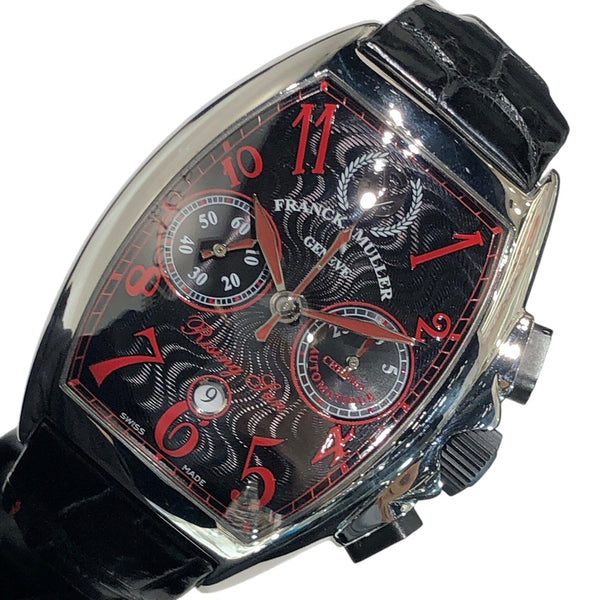 フランク・ミュラー FRANCK MULLER トノウ カーベックス ライジングサン クロノグラフ SS ブラック文字盤 8080CCDTR |  中古ブランドリユースショップ OKURA(おお蔵)