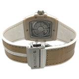 ウブロ HUBLOT スピリット オブ ビッグバン ベージュセラミック 665.CZ.891B.LR.1204 ベージュ チタン/セラミック/アリゲーターラバー メンズ 腕時計