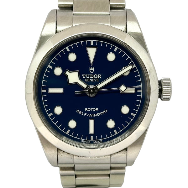 チューダー/チュードル TUDOR ヘリテージ ブラックベイ 36 ブルー文字盤 79500 ステンレススチール 自動巻き メンズ 腕時計