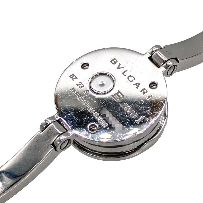 ブルガリ BVLGARI B-zero1 ブルーシェル BZ23S ステンレススチール クオーツ レディース 腕時計