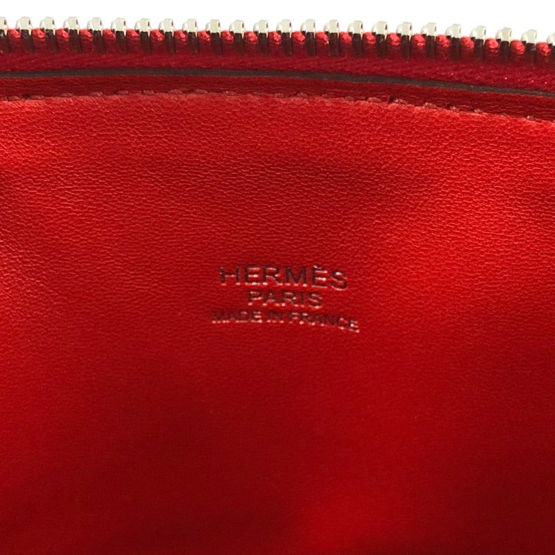 エルメス HERMES ボリード27 Y刻 ルージュクー シルバー金具  ヴォーエプソン レディース ハンドバッグ