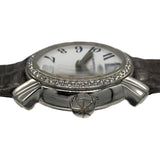 ヴァシュロン・コンスタンタン VACHERON CONSTANTIN マルタ 25715/000G ホワイト K18WG/トカゲ革ベルト クオーツ レディース 腕時計