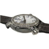 ヴァシュロン・コンスタンタン VACHERON CONSTANTIN マルタ 25715/000G ホワイト K18WG/トカゲ革ベルト クオーツ レディース 腕時計