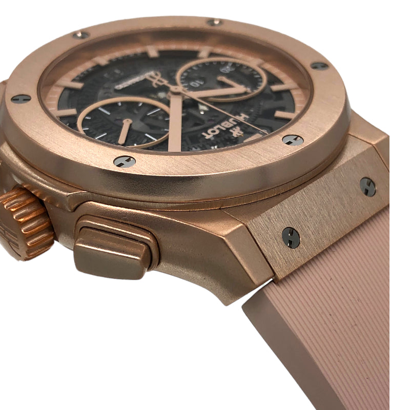 ウブロ HUBLOT アエロフュージョン クロノグラフ アルミニウム ピンク 525.UP.0192.RX.JPN アルミニウム 自動巻き メンズ 腕時計