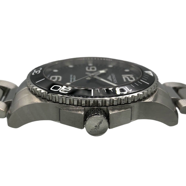 ロンジン LONGINES ハイドロコンクエスト L3.781.4 ブラック SS メンズ 腕時計