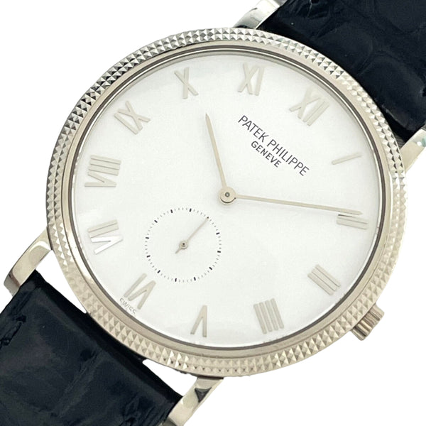 パテック・フィリップ PATEK PHILIPPE カラトラバ 3919SG-001 ホワイト K18WG 手巻き メンズ 腕時計
