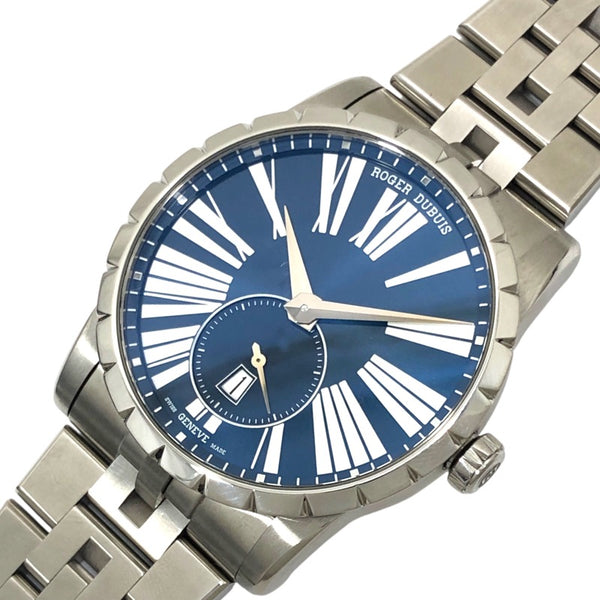 ロジェ・デュブイ ROGER DUBUIS エクスカリバー42 DBEX0619 ブルー SS 自動巻き メンズ 腕時計