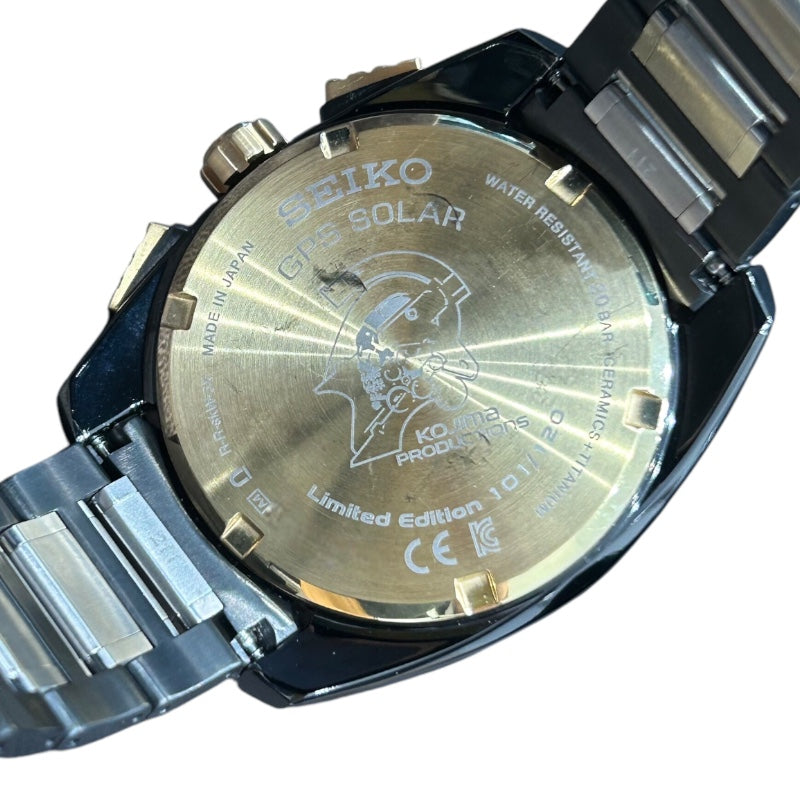 セイコー SEIKO アストロンコジマ SBXC095 ブラック  チタン/セラミック クオーツ メンズ 腕時計