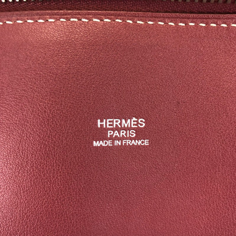エルメス HERMES ボリードリラックス35 □P刻 ローズウッド シルバー金具 スイフト レディース ハンドバッグ