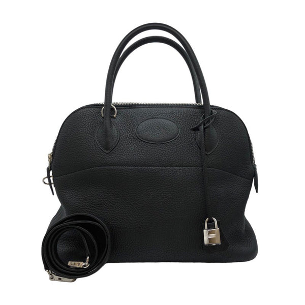 エルメス HERMES ボリード31 □M刻　(2009年製) ブラック シルバー金具  トリヨンクレマンス レディース ハンドバッグ