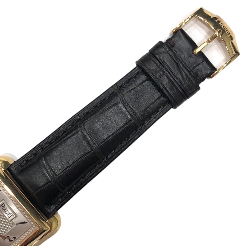 ピアジェ PIAGET エンペラードール P10043 ホワイト K18PG/社外ベルト 自動巻き メンズ 腕時計