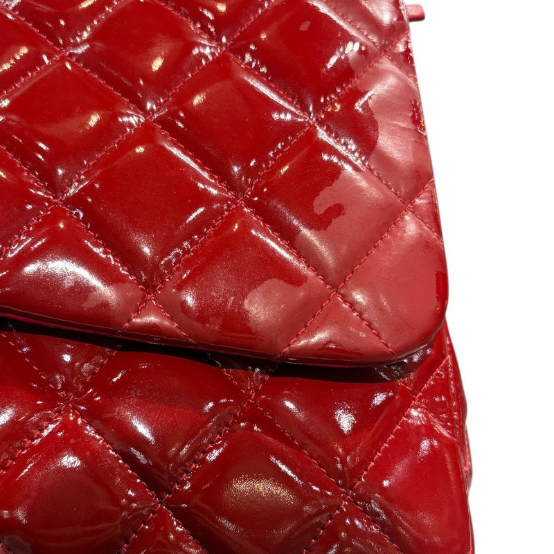 シャネル CHANEL デカマトラッセ30 A58600 レッド シルバー金具