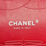 シャネル CHANEL デカマトラッセ30 A58600 レッド シルバー金具 パテントレザー レディース ショルダーバッグ