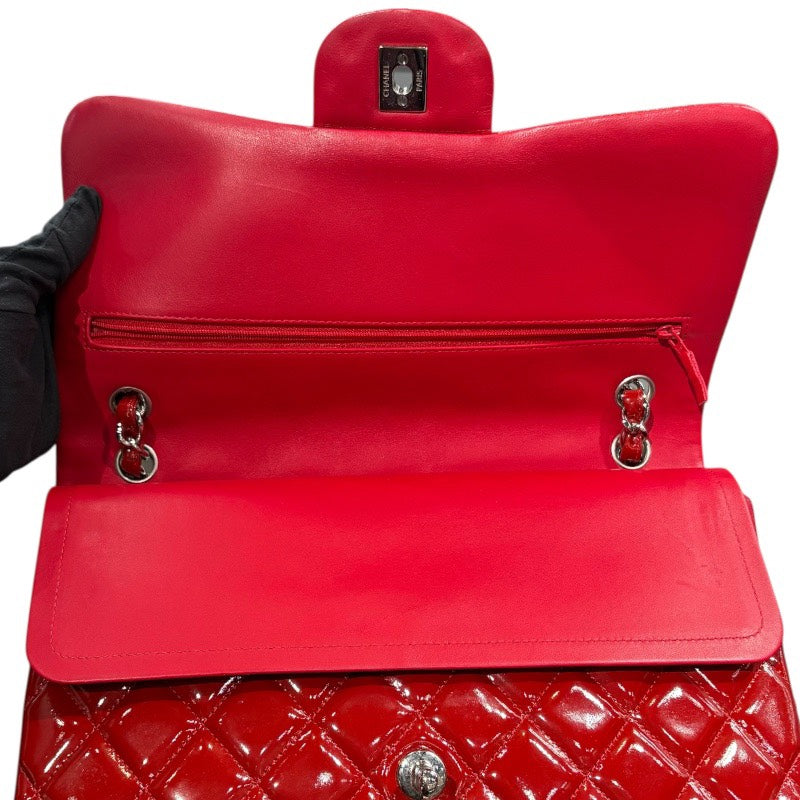 シャネル CHANEL デカマトラッセ30 A58600 レッド シルバー金具