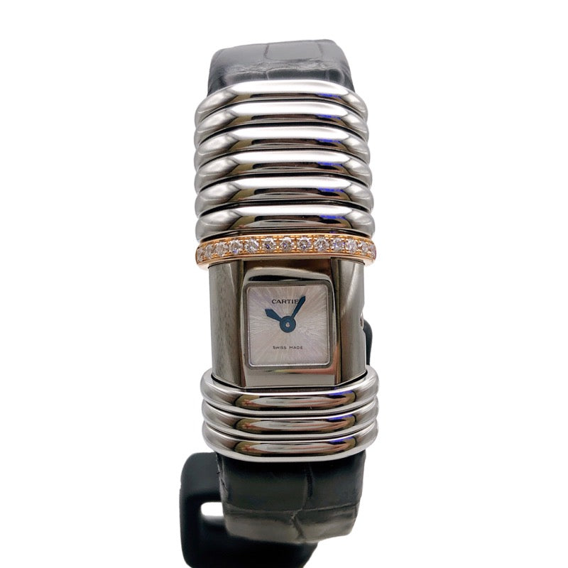 カルティエ Cartier デグラレーション WT000830 ステンレススチール チタン/SS/PG クオーツ レディース 腕時計