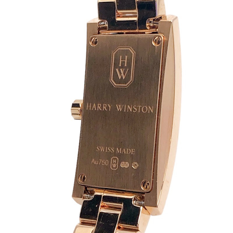 ハリーウィンストン HARRY WINSTON アヴェニューCミニ ムーンフェイズ ホワイトシェル AVCQMP16RR002 ホワイト K18ピンクゴールド 750PG クオーツ レディース 腕時計