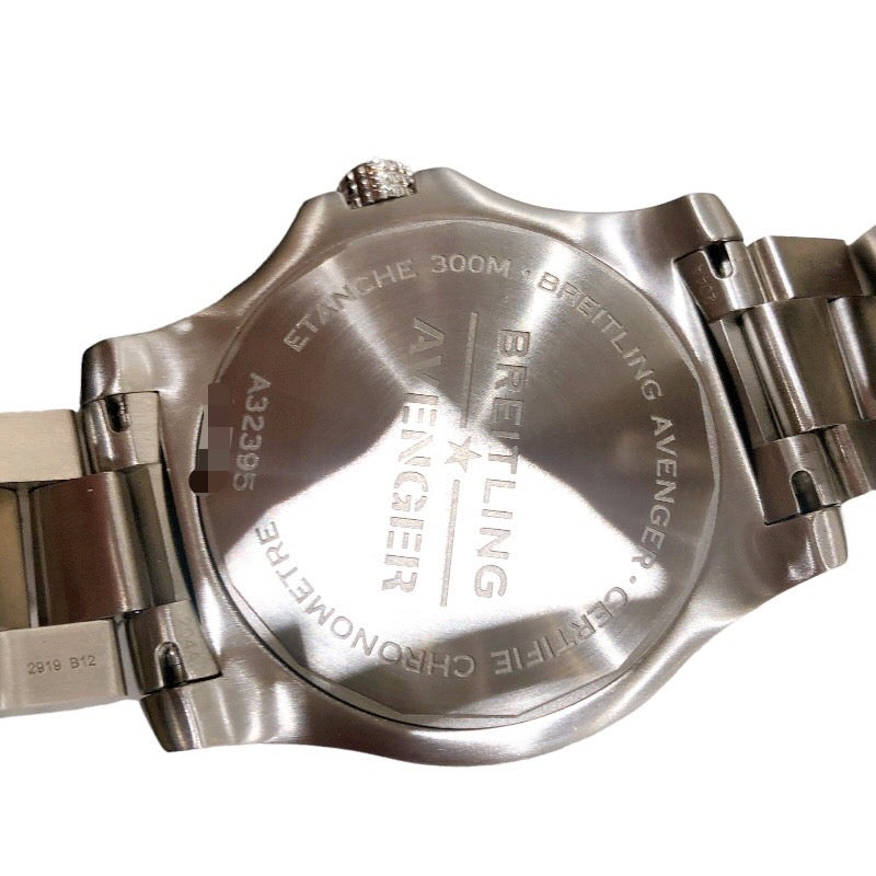 ブライトリング BREITLING アベンジャー オートマチック GMT  A32395 ステンレススチール 自動巻き メンズ 腕時計