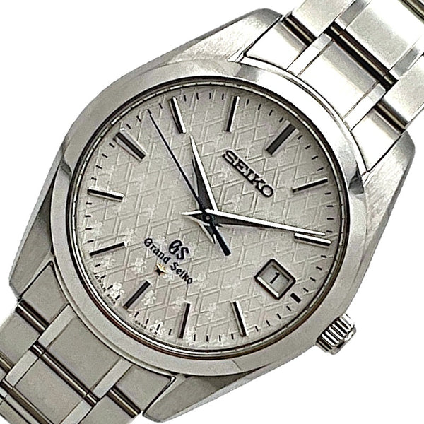 セイコー SEIKO グランドセイコー 9Fキャリバー 20周年記念限定 2000本限定 SBGX103 ホワイト ステンレススチール クオーツ メンズ 腕時計