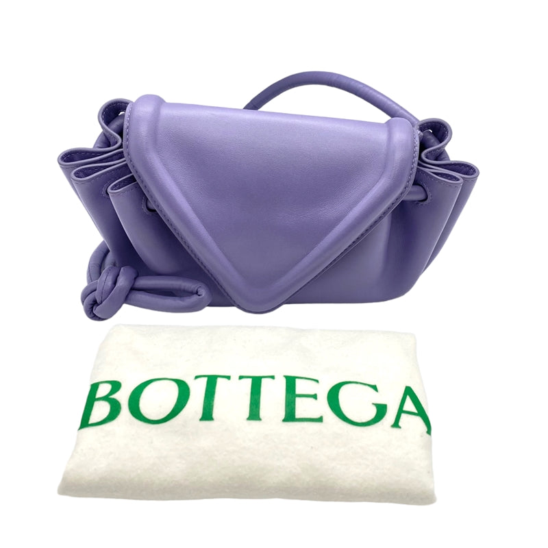 ボッテガ・ヴェネタ BOTTEGA VENETA ビーク ショルダーバッグ パープル レザー レディース ショルダーバッグ