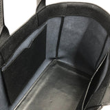 ヴァレクストラ VALEXTRA ショッピングバッグ ミニキャンバス ブラック キャンバス レディース トートバッグ
