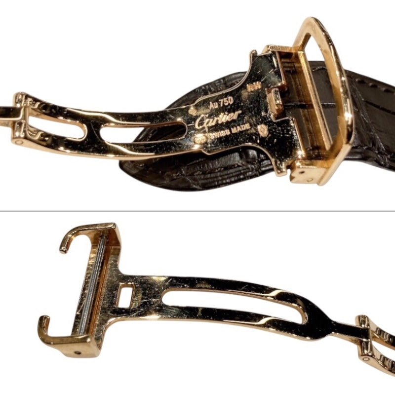 カルティエ Cartier ロトンドドゥカルティエ　8デイズ　パワーリザーブ W1556203 K18ピンクゴールド メンズ 腕時計