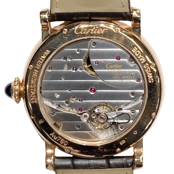 カルティエ Cartier ロトンドドゥカルティエ　 W1556240 シルバー K18ピンクゴールド K18PG 自動巻き メンズ 腕時計