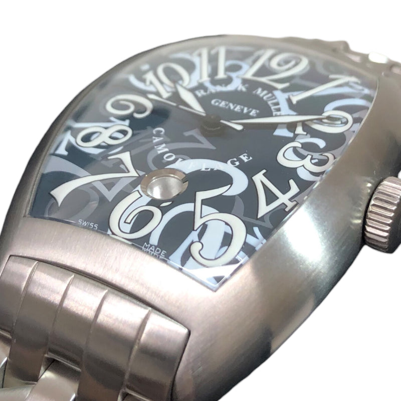 フランク・ミュラー FRANCK MULLER カサブランカ カモフラージュ グレー  8880CDTBRCAMOFLAGEAC グレー ステンレススチール SS 自動巻き メンズ 腕時計