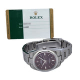 ロレックス ROLEX オイスターパーペチュアル39 ランダムシリアル 114300 レッドグレープ  SS 自動巻き メンズ 腕時計