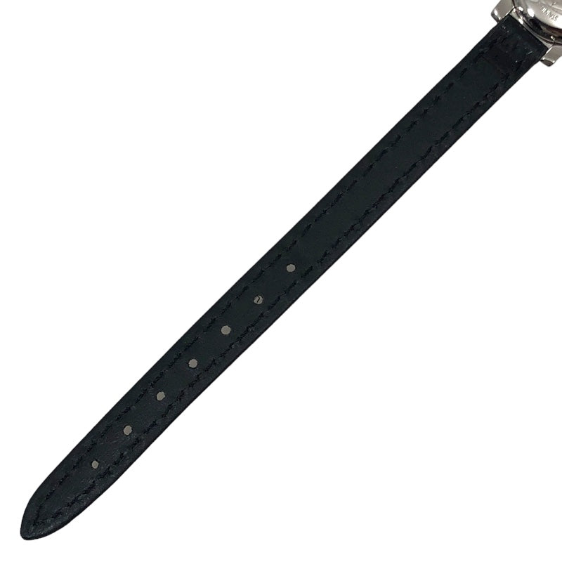 ルイ・ヴィトン LOUIS VUITTON タンブール ビジュ Q151I ホワイトシェル文字盤  SS/レザーストラップ(社外品) クオーツ 腕時計 レディース